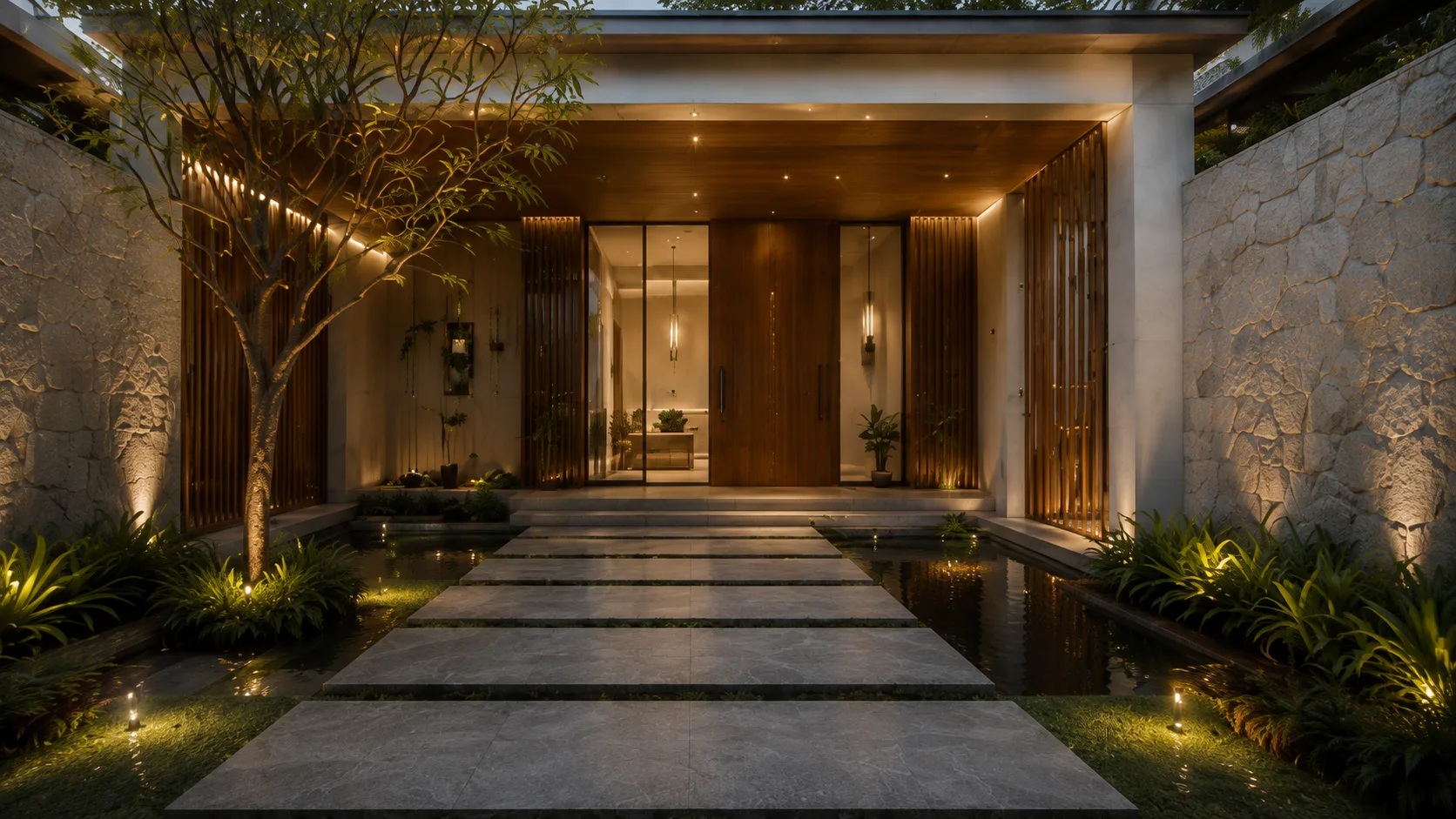 บ้านพักอาศัยสไตล์โมเดิร์น