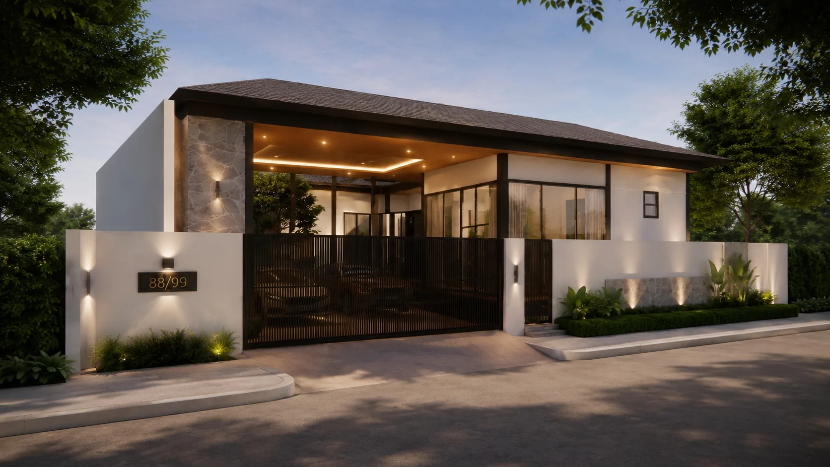 บ้านนอร์ดิกอบอุ่น โดย 34 Build Master Construction